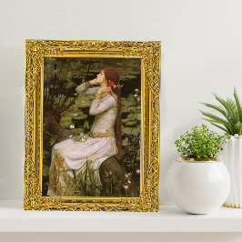 Ophelia (1894) door John William Waterhouse Poster