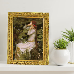 Ophelia (1894) door John William Waterhouse Poster