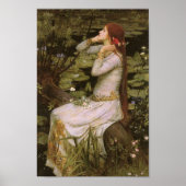 Ophelia (1894) door John William Waterhouse Poster (Voorkant)