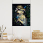 Ophelia ART PRINT Portrait of Ophelia gothic (Keuken)
