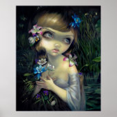 Ophelia ART PRINT Portrait of Ophelia gothic (Voorkant)