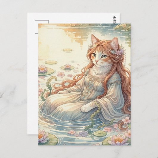 Ophelia as a Cat Briefkaart (Voorkant / Achterkant)