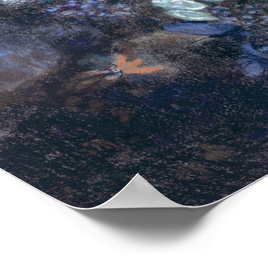 Ophelia between the Flowers, c.1905-8 Poster (Hoek)