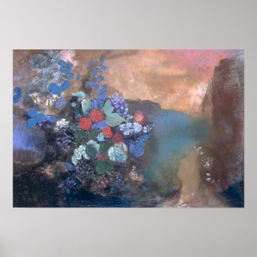 Ophelia between the Flowers, c.1905-8 Poster (Voorkant)