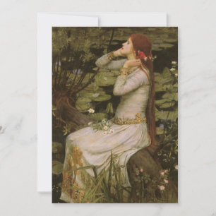 Ophelia bij de vijver door John William Waterhouse