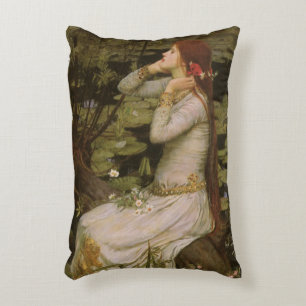 Ophelia bij de vijver door John William Waterhouse Accent Kussen