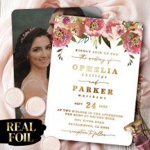 Ophelia Bloem Verlovingsfoto Huwelijk Echt Goud