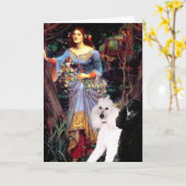 Ophelia (Bossen)-2 standaardspuitjes Kaart (Gele Bloem)