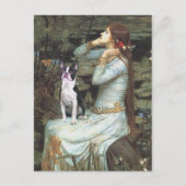 Ophelia & Boston Terrier Briefkaart (Voorkant)