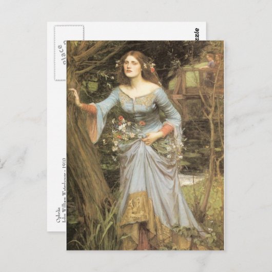 Ophelia Briefkaart (Voorkant / Achterkant)