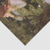 Ophelia by John William Waterhouse Tissuepapier (Detail)