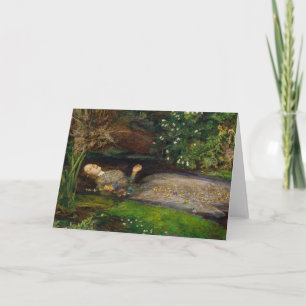 Ophelia, c. 1852, ingediend door Sir John Everett  Kaart