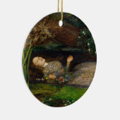 Ophelia, c. 1852 van Sir John Everett Millais Keramisch Ornament (Rechts)