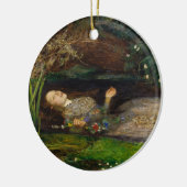 Ophelia, c. 1852 van Sir John Everett Millais Keramisch Ornament (Links)