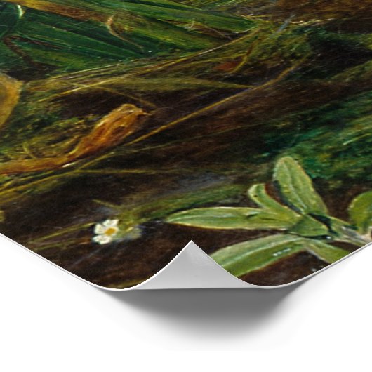 Ophelia, c. 1852 van Sir John Everett Millais Poster (Hoek)