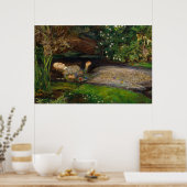 Ophelia, c. 1852 van Sir John Everett Millais Poster (Keuken)