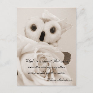 Ophelia - De Romantische Owl Briefkaart