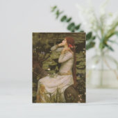 Ophelia door de Pond van John William Waterhouse Briefkaart (Staand voorkant)