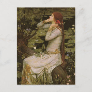 Ophelia door de Pond van John William Waterhouse Briefkaart