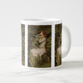 Ophelia door de Pond van John William Waterhouse Grote Koffiekop (Voorkant rechts)