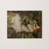 Ophelia door de Pond van John William Waterhouse Legpuzzel (Horizontaal)