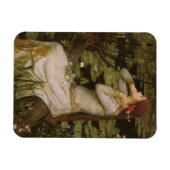 Ophelia door de Pond van John William Waterhouse Magneet (Horizontaal)