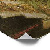 Ophelia door de Pond van John William Waterhouse Poster (Hoek)