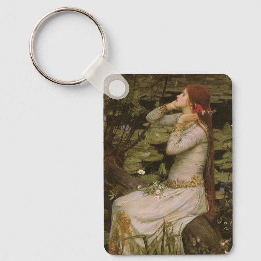Ophelia door de Pond van John William Waterhouse Sleutelhanger (Voorkant)