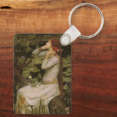 Ophelia door de Pond van John William Waterhouse Sleutelhanger (Achterkant)