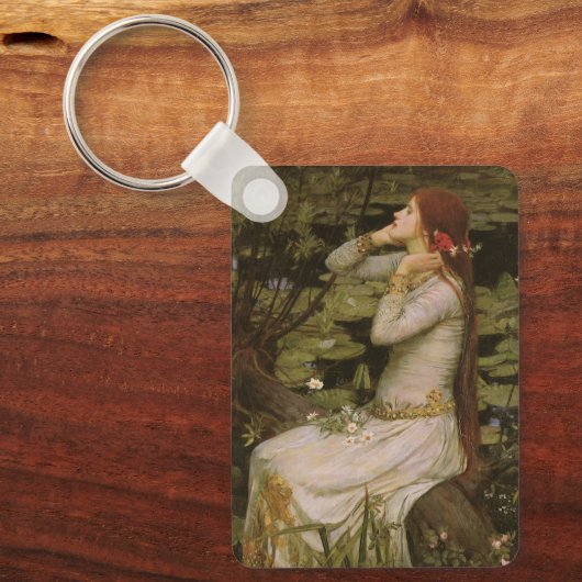 Ophelia door de Pond van John William Waterhouse Sleutelhanger (Voorkant)