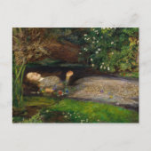 Ophelia door John Everett Millais Briefkaart (Voorkant)