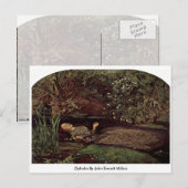 Ophelia door John Everett Millais Briefkaart (Voorkant / Achterkant)