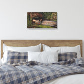 Ophelia door John Everett Millais Canvas Afdruk (Insitu (Slaapkamer))