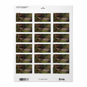 Ophelia door John Everett Millais Etiket (Full Sheet)