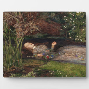 Ophelia door John Everett Millais Fotoplaat