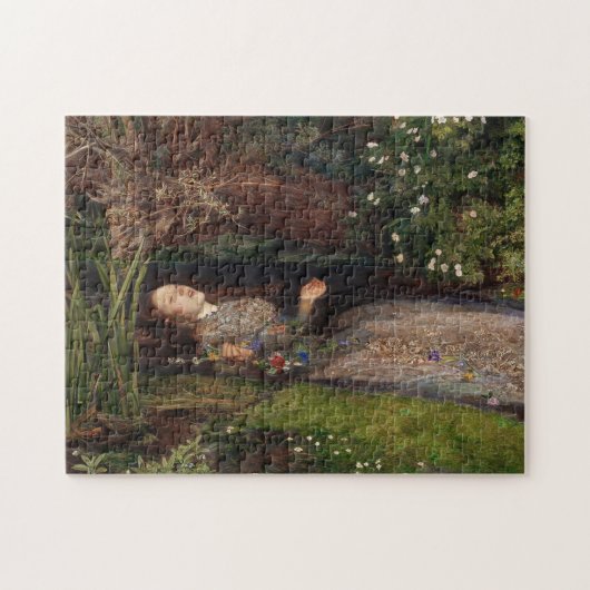 Ophelia door John Everett Millais Legpuzzel (Horizontaal)