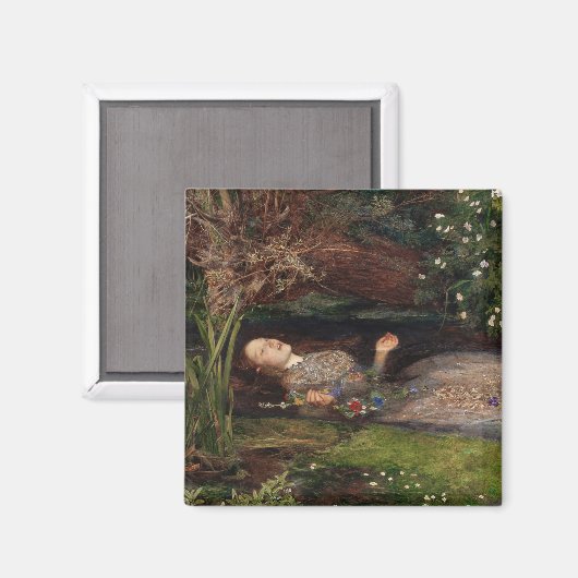 Ophelia door John Everett Millais Magneet (Voorkant / Achterkant)