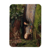 Ophelia door John Everett Millais Magneet (Verticaal)