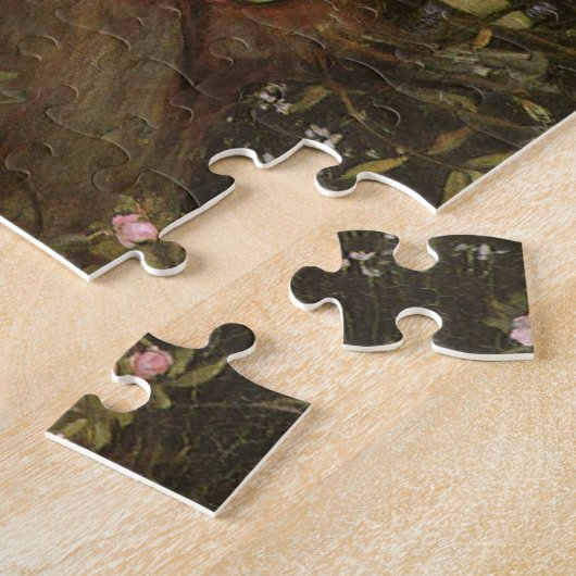 Ophelia door John Waterhouse Puzzle Legpuzzel (Zijkant)