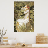 OPHELiA, door John William Waterhouse, 1894 Poster (Keuken)