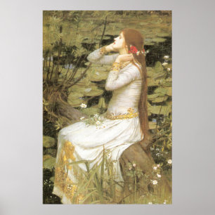 OPHELiA, door John William Waterhouse, 1894 Poster