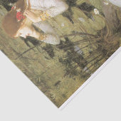 "Ophelia" door John William Waterhouse, 1894 Tissuepapier (Detail)