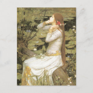 Ophelia door John William Waterhouse Briefkaart