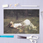 Ophelia, door John William Waterhouse Decoupage Tissuepapier (Craft)