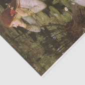 Ophelia door John William Waterhouse Tissuepapier (Detail)