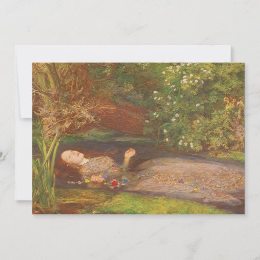 Ophelia door Millais,  Victoriaans Kunst (Voorkant)