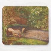 Ophelia door Millais, Victoriaans Kunst Muismat (Voorkant)
