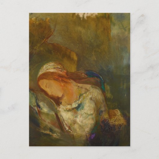 Ophelia door Odilon Redon Briefkaart (Voorkant)