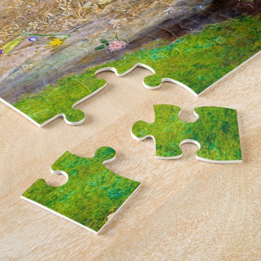 Ophelia door Sir William Everett Millais Legpuzzel (Zijkant)