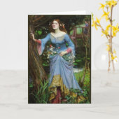 Ophelia door Waterhouse Kaart (Gele Bloem)